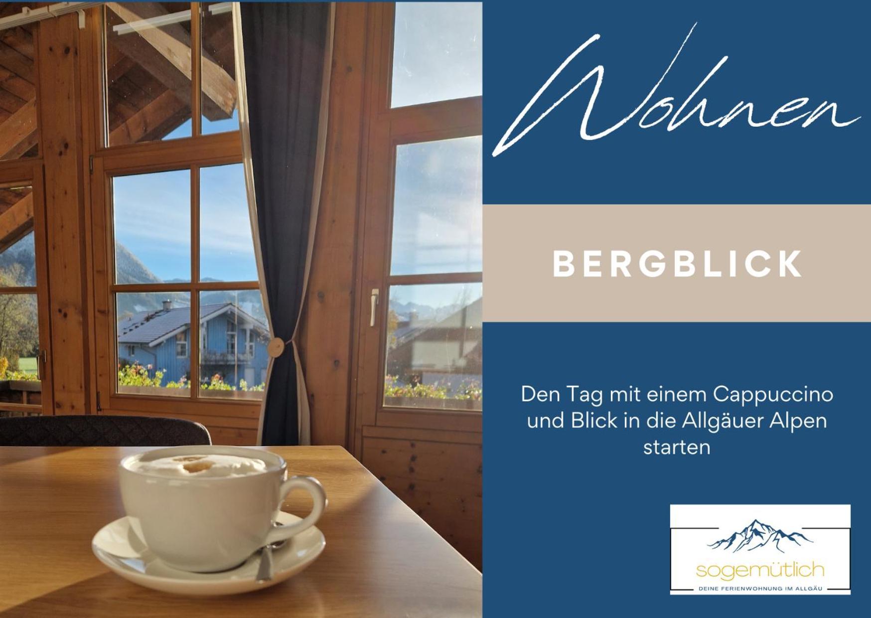 Toller Bergblick Vom Ruhigen Sonnenbalkon, Nur 50M Zum See & Oepnv Inklusive Blaichach Buitenkant foto